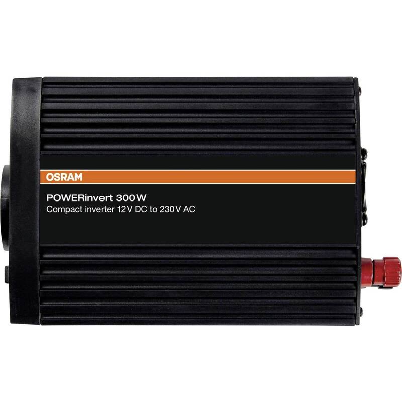 OSRAM POWERinvert 300W Wechselrichter 12V DC auf 230V AC mit Schutzfunktionen - 4062172406598