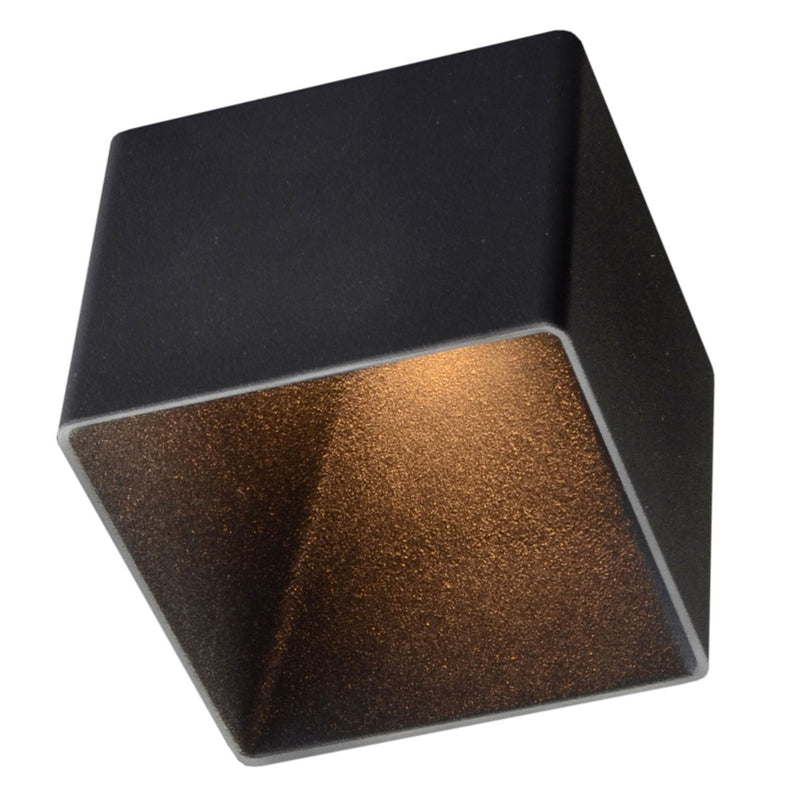 The Light Group Einbaulampe Blocky LED dimmbar IP54 schwarz 3000K 400 Lumen - 7070938054546