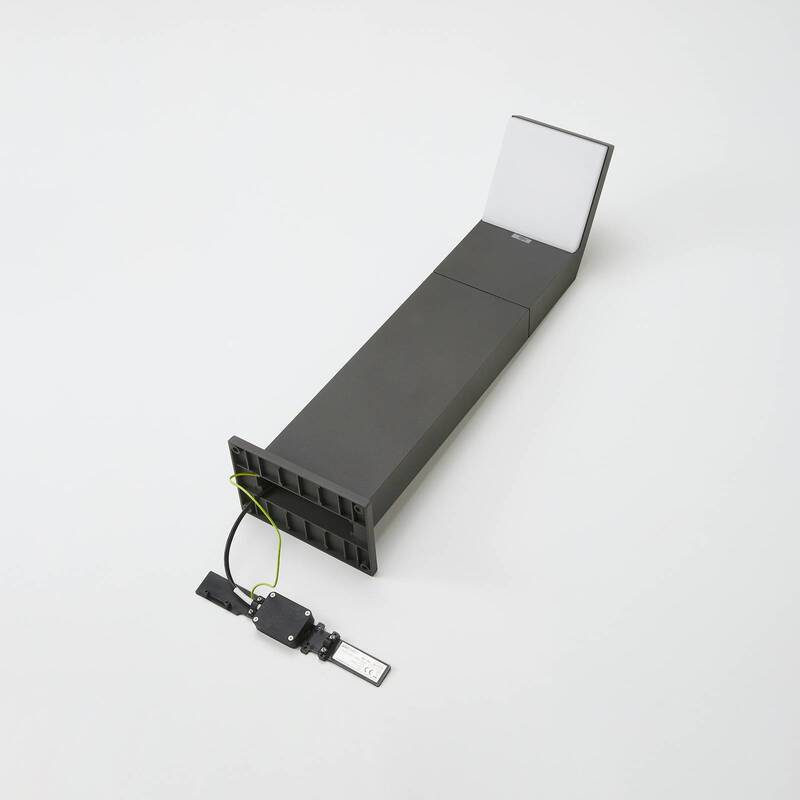 Arcchio Wegeleuchte Gartenleuchte Yolena LED Pollerleuchte anthrazit 60cm IP65 - 4251096536034