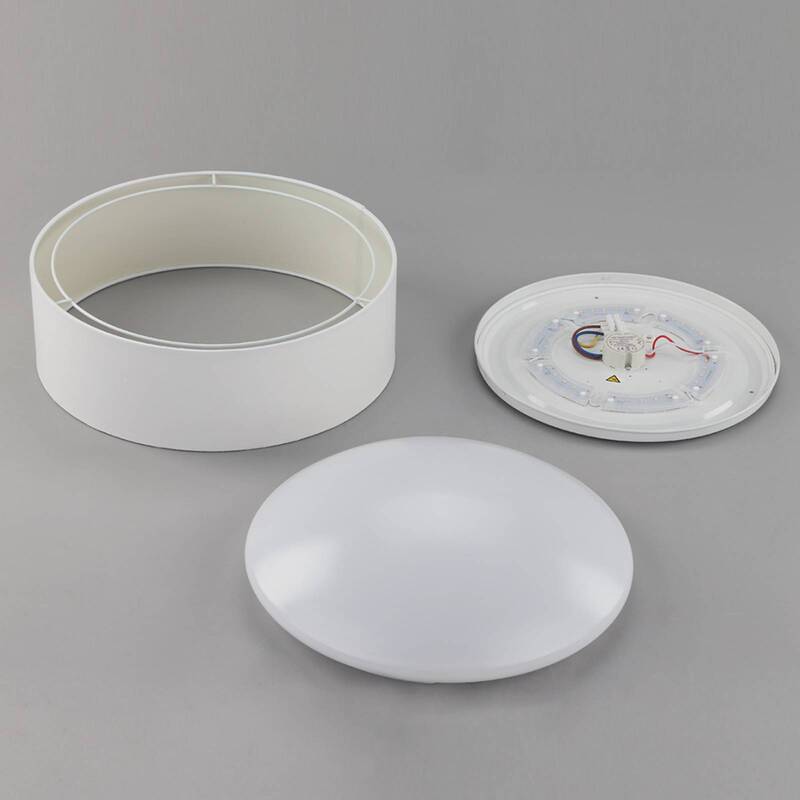 Lindby LED-Deckenlampe Franka Deckenlampe Lampe Leuchte 24 Watt weiß Ø 41,5 cm - 4251096514803