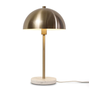 B-Ware It's about RoMi Tischlampe Toulouse LED Lampe Marmorfuß gold weiß 45cm