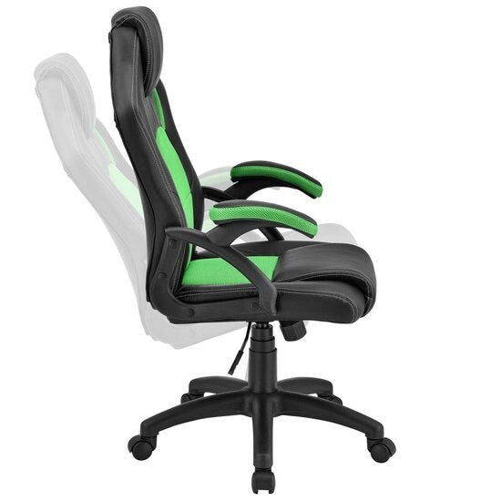Schreibtischstuhl Montreal Racing Stuhl ergonomisch grün Drehstuhl bis 120 kg - 4260565521754