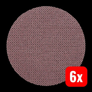 6x B-Ware MIRKA Klett-Schleifscheibe ABRANET ACE HD 150mm Körnung 40 für Exzenterschleifer