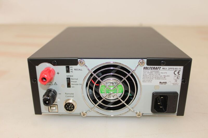 Voltcraft Labornetzgerät DPPS-60-15 einstellbar 1-60V 15A USB programmierbar - 4016138871456