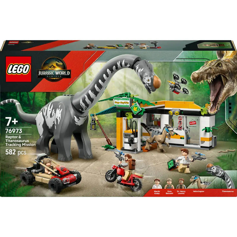 LEGO Jurassic World Bauset Spielset Dinosaurier Raptor Titanosaurus Abenteuer - 5702017812786
