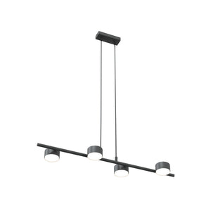 B-Ware Deckenstrahler Sora Deckenspot Schwarz Stahl 4-flammig 80 cm GX53 LED Leuchte