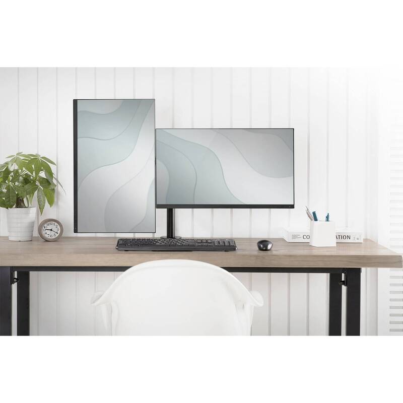 Digitus Monitorhalter Tischhalterung Halterung 2fach 32 Zoll Schwarz drehbar - 4016032465348