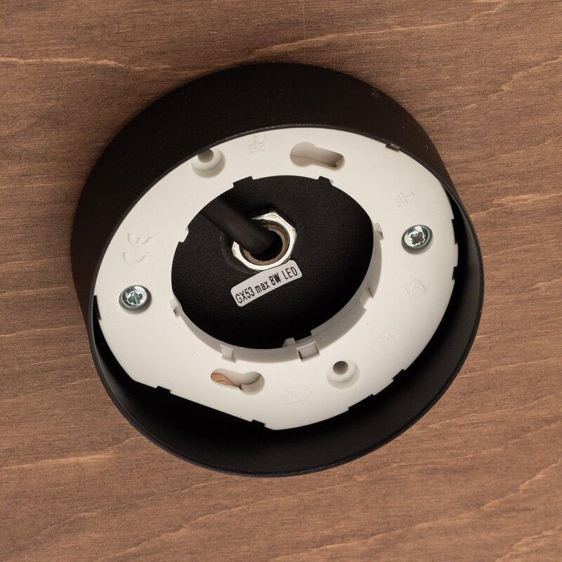 Nowodvorski Lighting Deckenleuchte Disk mit Holzelementen GX53 SIEHE TEXT - 5903139764490