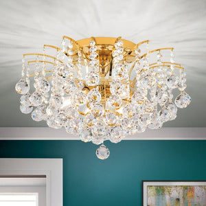 B-Ware ORION Deckenleuchte Lampe LENNARDA 24 Karat vergoldet gold SIEHE TEXT/FOTO
