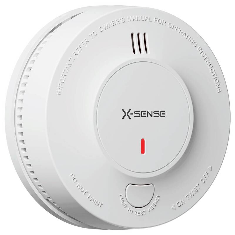 X-Sense Rauchwarnmelder SD19 10 Jahre Batterie 6-fach Schutz kabellos weiß - 0810194780288