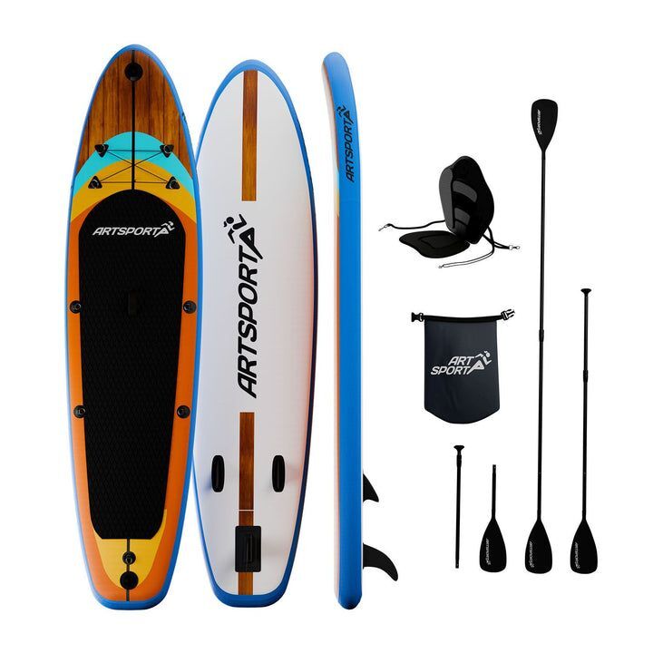 Stand Up Paddling Board SUP mit Kajaksitz und Action-Cam-Halterung bis 150kg - 4262437187341