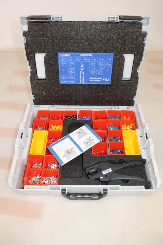 Klauke Quetschverbinder Sortiment LBOXX230B inkl. Crimpzange und - 4012078787307