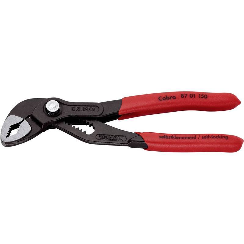 Knipex Wasserpumpenzange Zange COBRA 150mm 32mm Spannbereich Chrom-Vanadiumstahl - 4003773060116