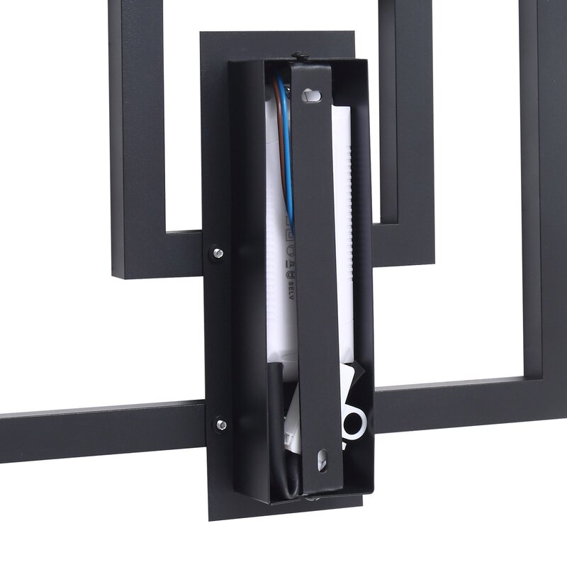 Lindby Deckenleuchte Deckenlampe LED Madamo warmweiß Licht schwarz 30 cm - 4251911782639