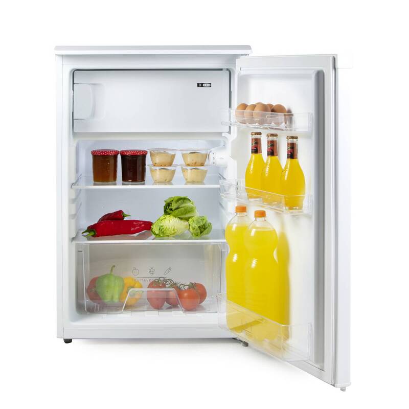 Domo Kühlschrank mit Gefrierfach 113L Energieeffizienz C weiß 39 dB - 5411397162694