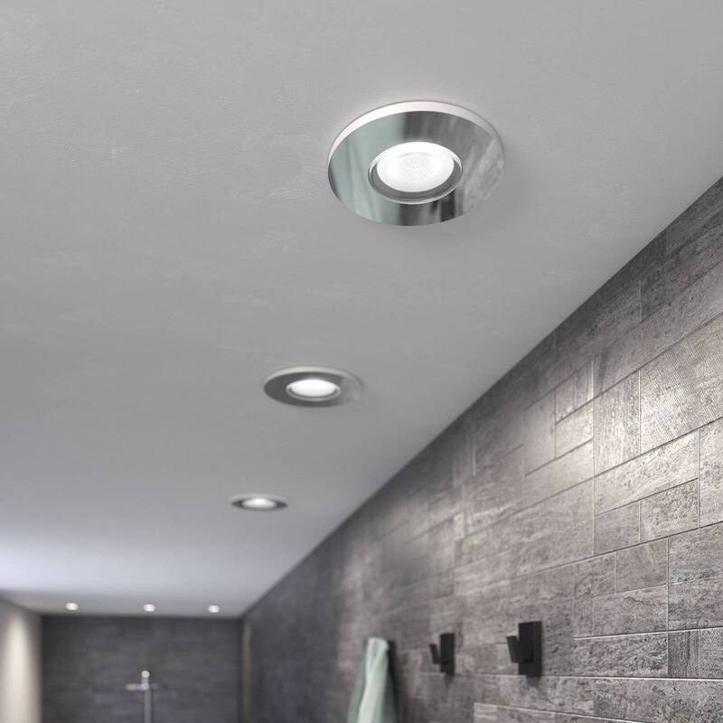 Philips Hue Einbauleuchte Downlight LED Aluminium IP44 mit Dimmschalter 3er-Set - 8719514340817