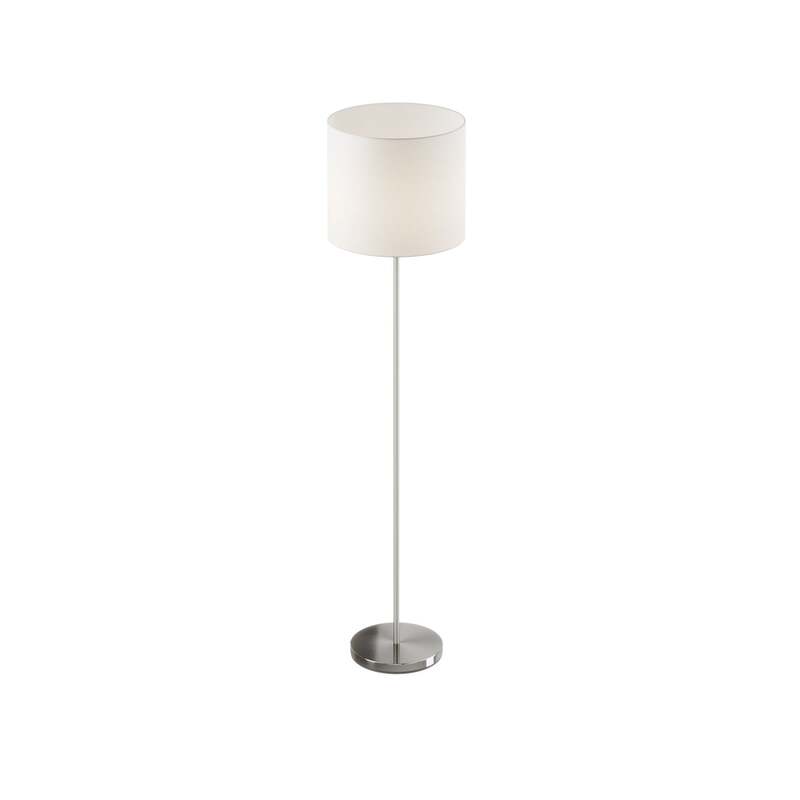 Lindby Stehlampe Everly LED Lampe Leuchte Stoffschirm weiß 166cm hoch E27 - 4251096545234