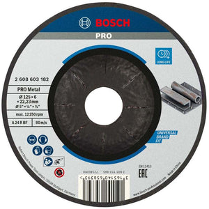 28x B-Ware Bosch Schruppscheibe Schleifscheibe Standard for Metal 125 mm 6 mm 30 STÜCK
