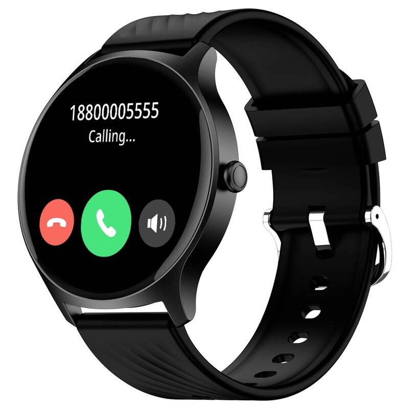 Denver Smartwatch SWC-387B schwarz Fitnessuhr Anruf SMS Benachrichtigung 1,43 - 5706751081972