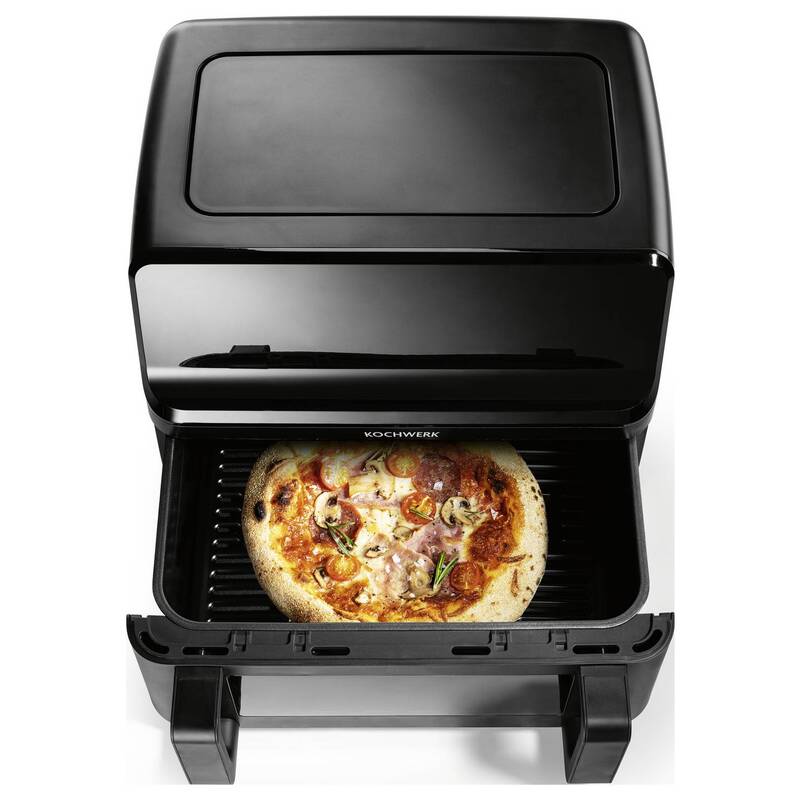 Rachs Kochwerk Heißluftfritteuse 9l Fritteuse Airfryer 2 Kammern 60 Min Timer - 4067522062240