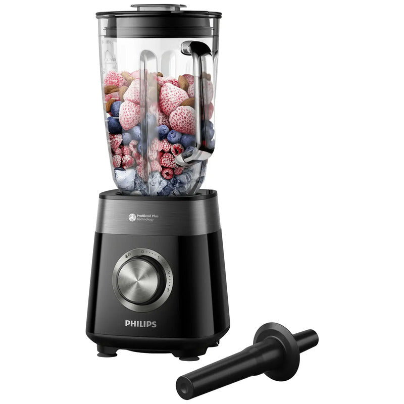 Philips Standmixer 5000 Series 1200W 2L Schwarz 3 Schaltstufen Edelstahl - 8720389032639