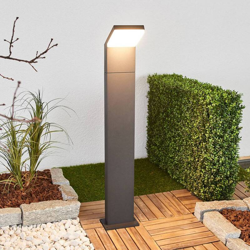 Arcchio Yolena LED-Pollerleuchte Wegeleuchte Gartenleuchte LED Grafitgrau 100 cm - 4251096536041