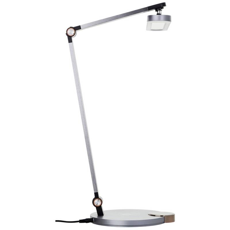 Brilliant Tischleuchte G98941/22 LED 7W silber Lampe Schreibtischleuchte Leuchte - 4004353430343