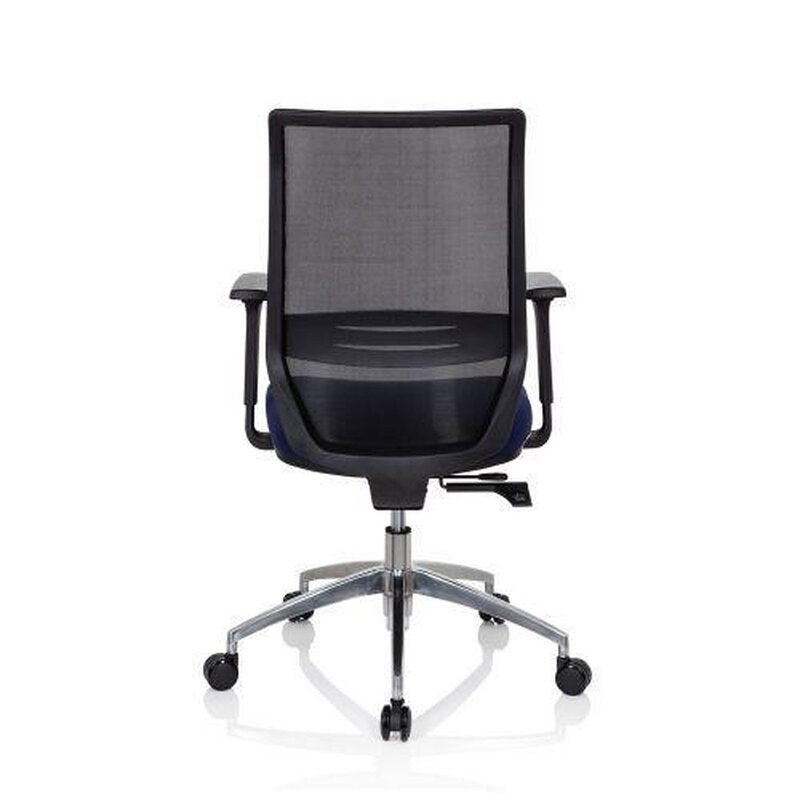 hjh OFFICE Profondo Bürostuhl Schwarz Blau Stoff Netzstoff Möbel Stuhl Drehst89 - 4251084676919