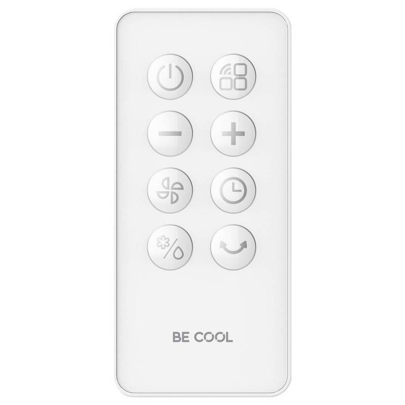 Be Cool Luftkühler 38W App gesteuert 10L Wassertank Fernbedienung weiß 279x309mm - 9005151008418