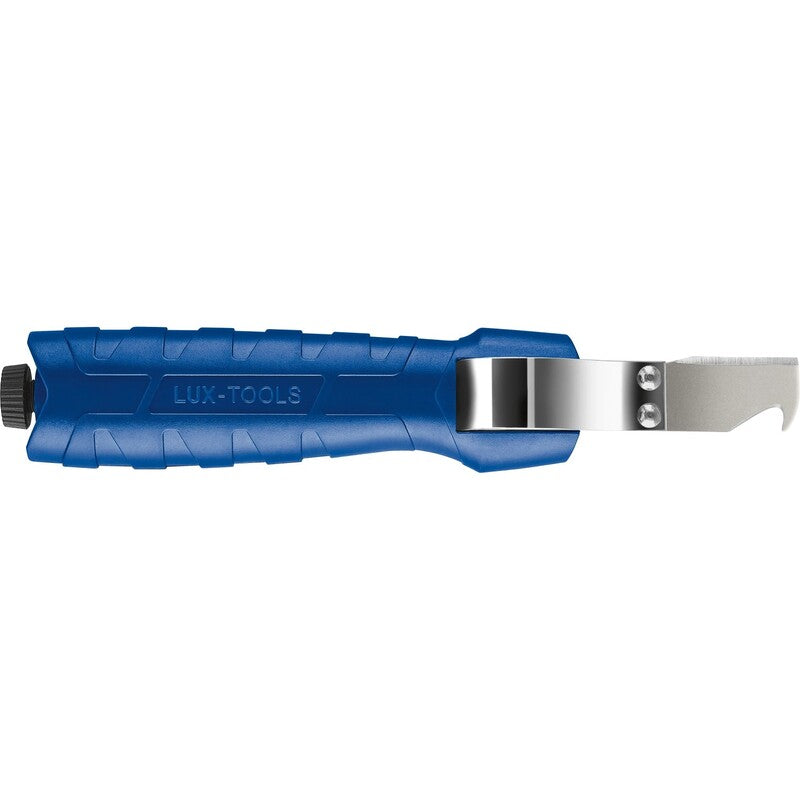 LUX-TOOLS Kabelmesser Universal stufenlos einstellbar inkl Reservemesser - 4007875345102