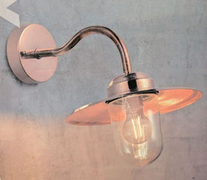 B-Ware Nordlux Außenwandleuchte E27 Kupfer Wandleuchte Gartenlampe IP54 270x390mm