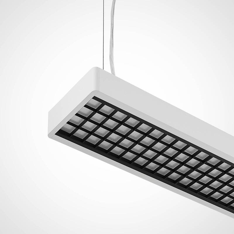 Arcchio Hängeleuchte Susi LED Pendelleuchte dimmbar weiß 120cm 4000K DALI 7110lm - 4251096594775