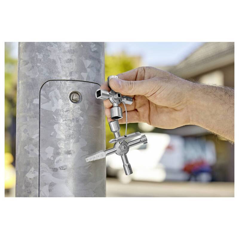 Knipex Schaltschrankschlüssel TwinKey® Multifunktionsschlüssel 92mm - 4003773074670