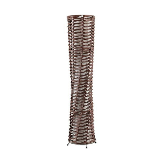 Lindby Dekorative Wohnraum-Stehlampe Joas Stehleuchte Standleuchte E27 in Braun - 4251096545043