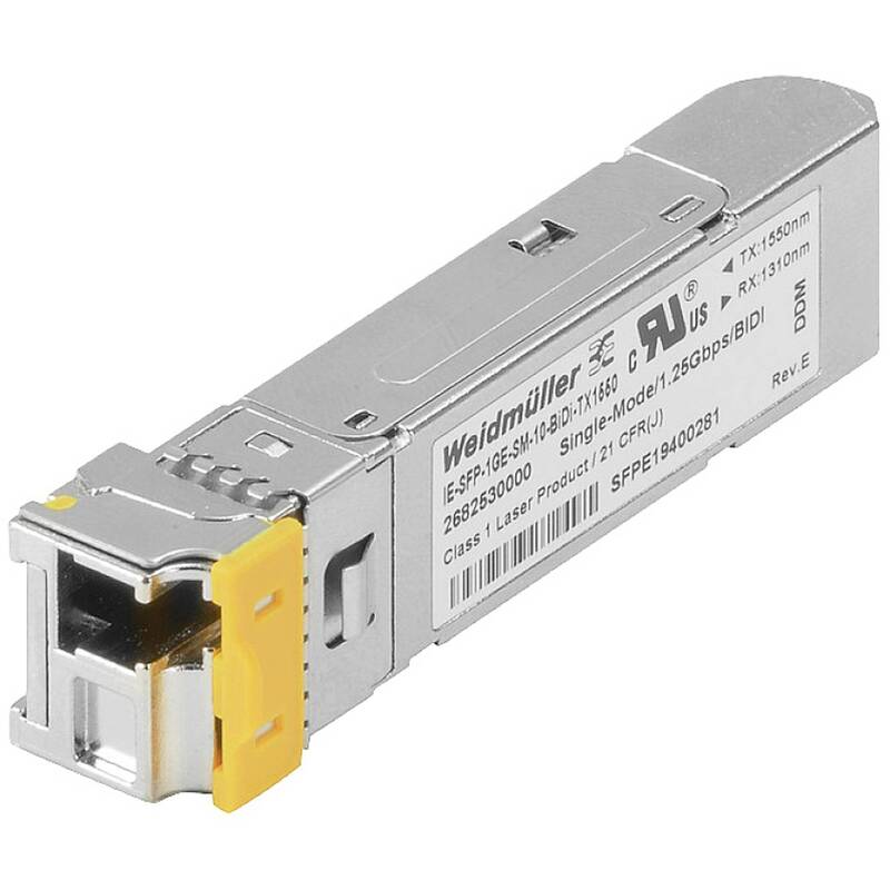 Weidmüller Transceiver Modul SFP+ Steckmodul Glasfaser 1St 2682530000 - 4050118692181