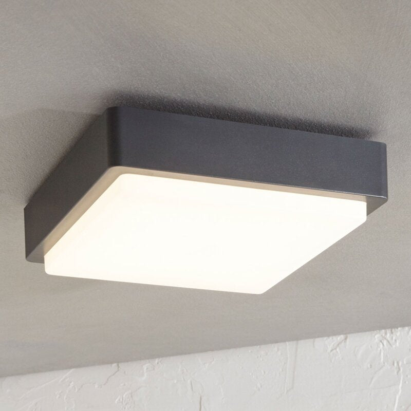 Lindby Deckenleuchte Außenlampe LED Lampe warmweiß dunkelgrau weiß IP65323 - 4251096561159