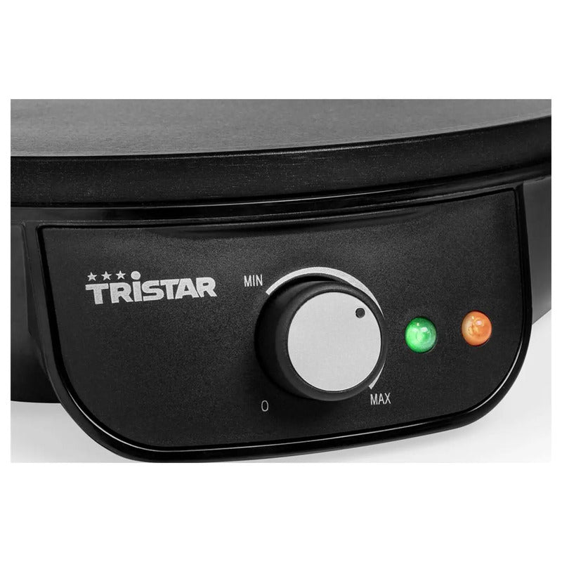 Tristar Crêpes Maker Antihaftbeschichtung 1000W Schwarz Tischgerät Spatel - 8713016083487