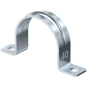 B-Ware OBO Befestigungsschelle Rohrschelle 605 Kabel Stahl verzinkt 40 mm 81 STÜCK