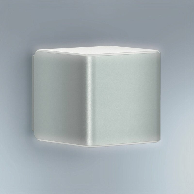 STEINEL L 840 SC Sensor-Außenwandleuchte Wandleuchte Sensorleuchte LED 9W silber - 4007841055547