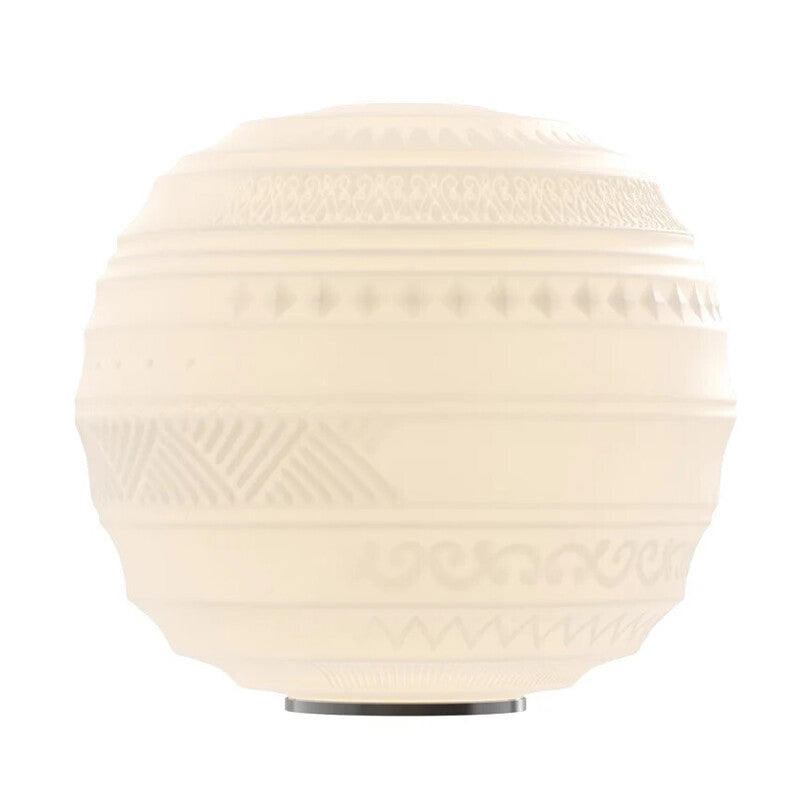 Karman Tischleuchte Lampe Glas Braille Leuchte Beleuchtung mattiert Muster 40cm - 8032956311918