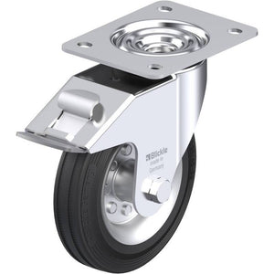 B-Ware Blickle Lenkrolle mit Feststeller 160mm Tragfähigkeit 135kg schwarz 1 Stück
