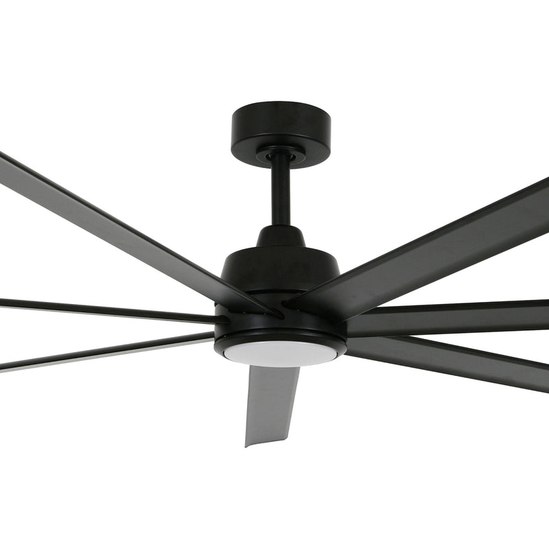 Beacon Lighting Deckenventilator Ventilator mit Licht Atlanta schwarz DC Alu - 9333509194224