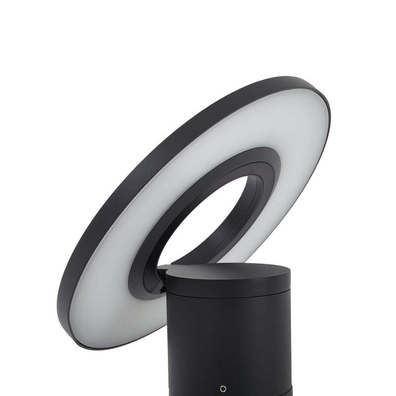 Arcchio Wegeleuchte Gartenleuchte Tovio LED Pollerleuchte anthrazit 65cm hoch - 4251911799583