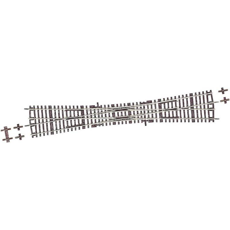 Roco H0 RocoLine (ohne Bettung) 42496 Doppelkreuzungsweiche 345 mm 10 ° 995 mm - 9005033424961