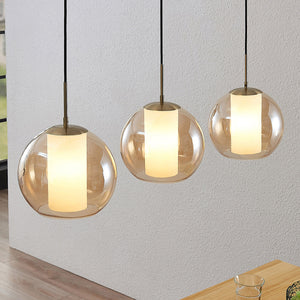 B-Ware Lindby Yela Glas-Hängeleuchte Deckenlampe Lampe Leuchte Licht SIEHE TEXT/FOTO