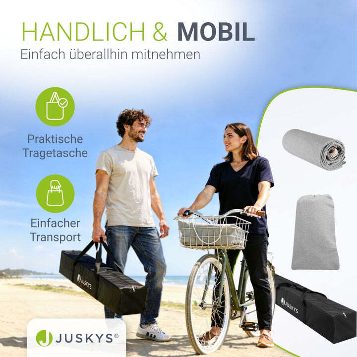 Hängematte Paya Mobile Outdoor Hängematte mit Tragetasche und Gestell grau - 4262437181776