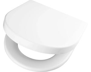 B-Ware WC-Sitz Kingston I D-Form Absenkautomatik Duroplast Weiß antibakteriell 150kg