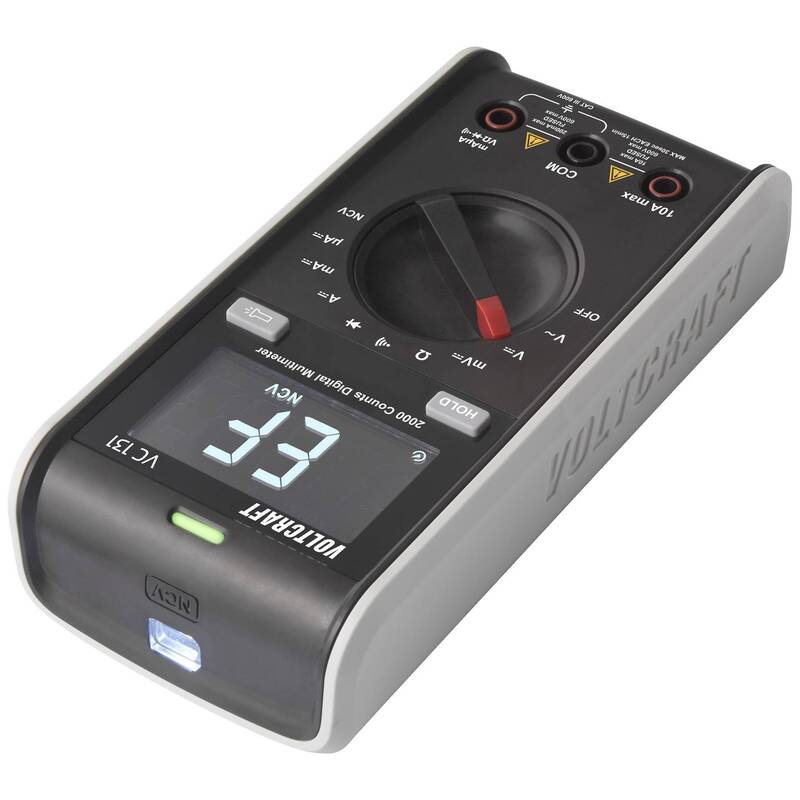 Voltcraft Hand-Multimeter VC131 digital CAT III 600V Messgerät 2000 Counts 262g - 4064161193359