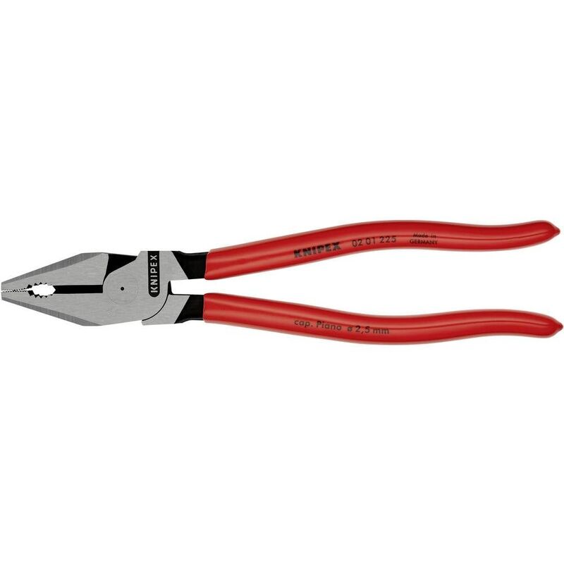 Knipex Kombizange 225mm Zange Kraftzange Handwerkzeug schwarz poliert 355g - 4003773013198