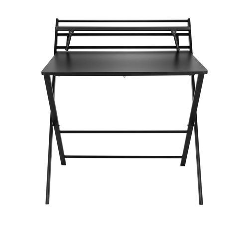hjh OFFICE Schreibtisch Arbeitstisch EASY CLAP Computertisch Tisch 92x84 schwarz - 4064323020158